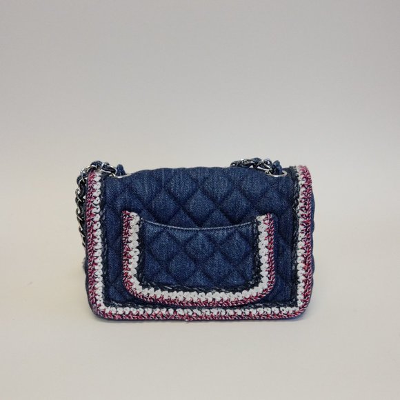 CHANEL Collection Denim Braid Medium Flap Bag - Picture 5 of 5
